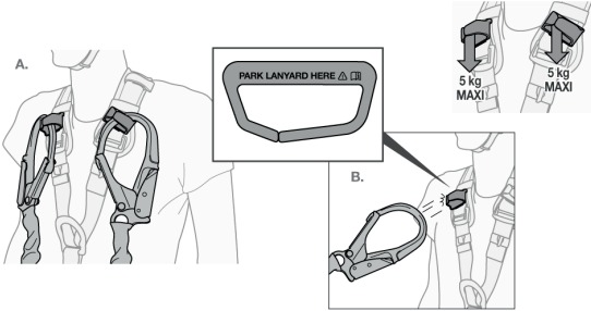 Lanyard connector parkeren