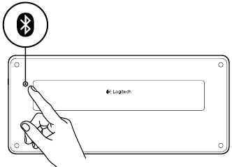 Een Bluetooth-toets koppelen aan een ander apparaat - Stap 1