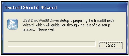 Stuurprogramma-installatie voor Win98 - Stap 2