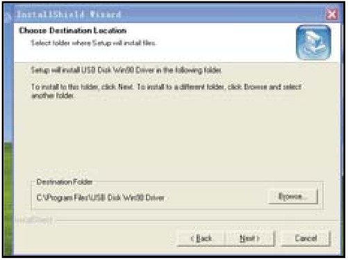 Stuurprogramma-installatie voor Win98 - Stap 4