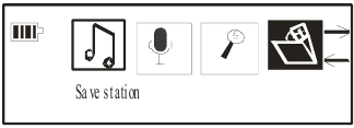 FM-tuner - Station opslaan