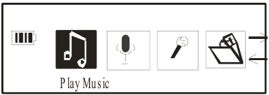Muziek afspelen - Stap 1