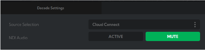 Cloud Connect - Een bron selecteren