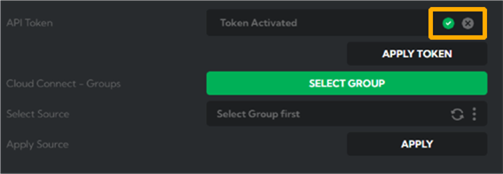 Een Cloud Connect API-token maken - Stap 2