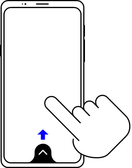 Hoofdinterfacebediening - Gebarenbediening - Stap 2