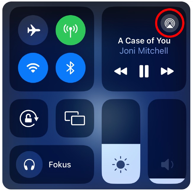 Apple Airplay - Stap 1