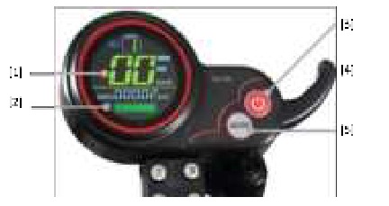 Display-instellingen &ndash; Mantis 8 Single Motor 18.2Ah