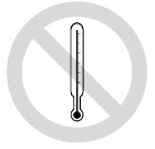 Houd je Aarke Carbonator en PET-fles uit de buurt van extreme temperaturen.