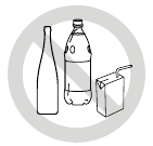 Gebruik nooit iets anders dan zuiver water om koolzuur toe te voegen.