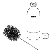 Was je Aarke PET-fles alleen met de hand.
