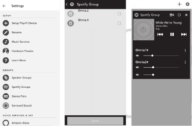 App-bewerkingen - Spotify-groepsinstelling
