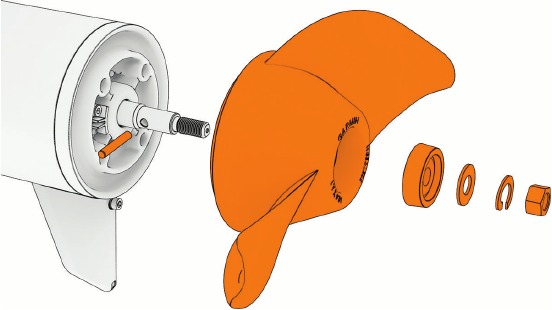 Aan de slag - De propeller vervangen
