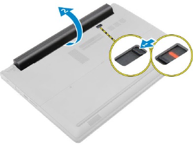 De batterij verwijderen