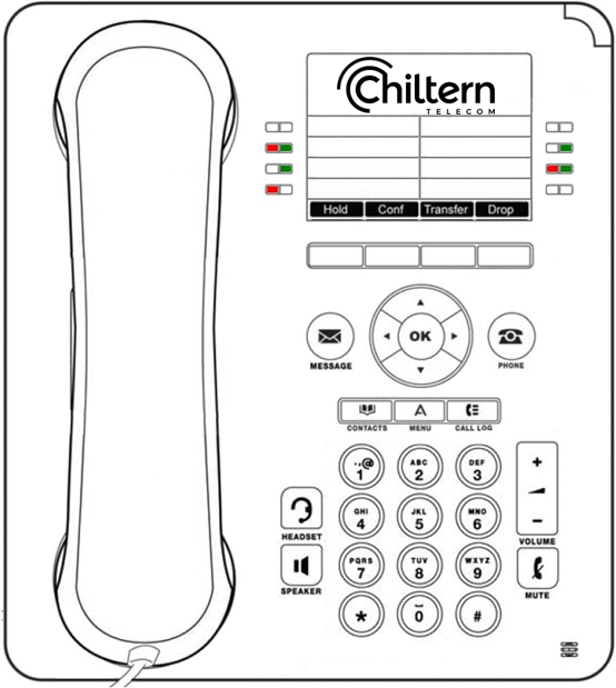 Uw 9508-telefoon