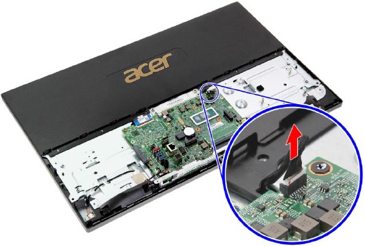 Mainboard verwijderen - Stap 2