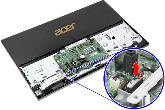 Mainboard verwijderen - Stap 3