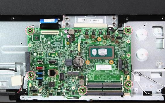 Mainboard verwijderen - Stap 5