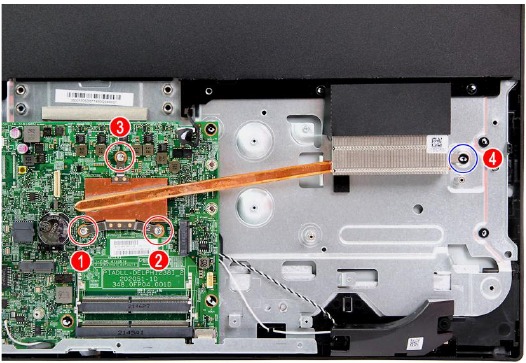 Thermische module verwijderen - Stap 1