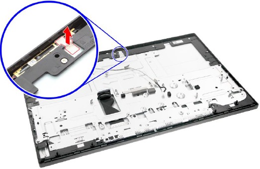 Webcammodule verwijderen - Stap 2