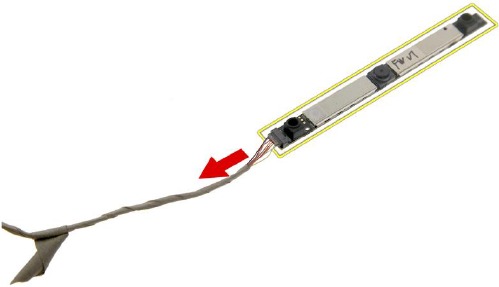 Webcammodule verwijderen - Stap 4