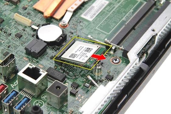 WLAN-module verwijderen - Stap 3