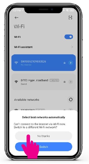 Automatic network switch