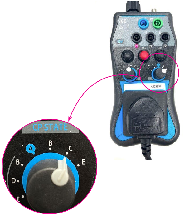 EVSE adaptor setup