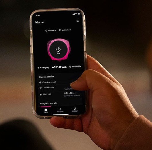 Volg de onderstaande stappen om de Cord EV-app te gaan gebruiken