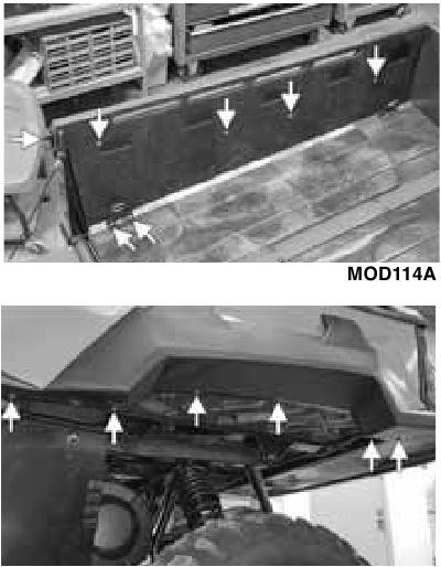 Achterlicht-/remlichtmontage - Stap 1