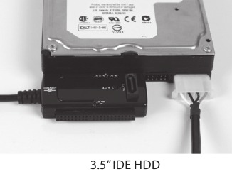 Hardware-installatie 3,5/5,25-inch IDE-schijf