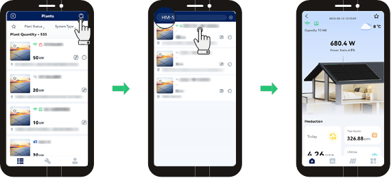 Bekijken in de app