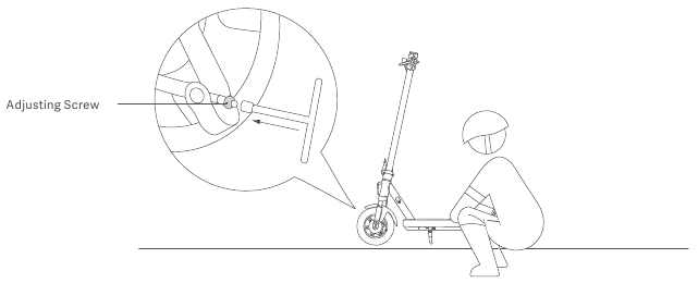 De mechanische rem afstellen