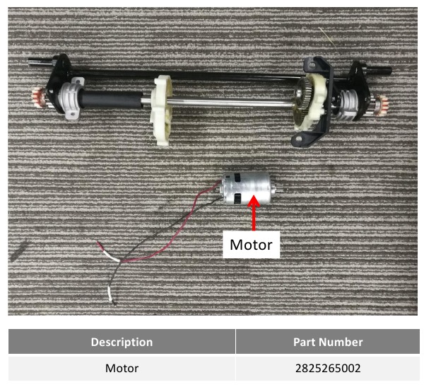 Motor in zelfrijdende eenheid vervangen - Stap 24