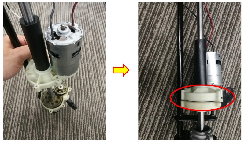 Motor in zelfrijdende eenheid vervangen - Stap 26