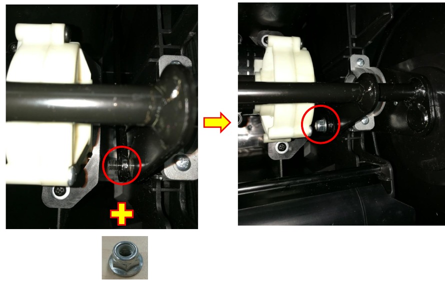 Motor in zelfrijdende eenheid vervangen - Stap 30