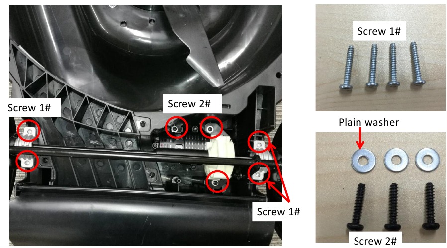 Motor in zelfrijdende eenheid vervangen - Stap 31
