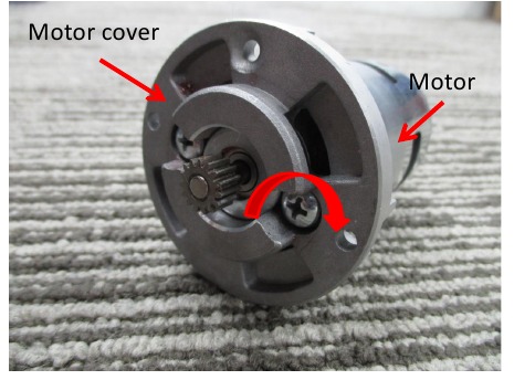 Motor in zelfrijdende eenheid vervangen - Stap 10