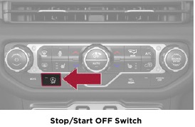 Stop/Start-uitschakelaar