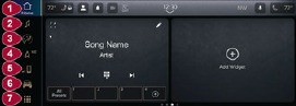 Uconnect 5/5 NAV-scherm