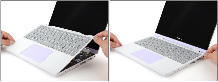 Installeer de Input Cover - Stap 2