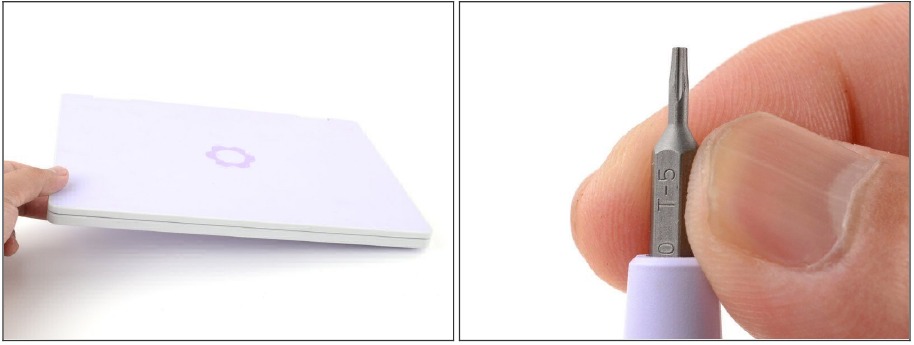 Zet je laptop op een schoon oppervlak