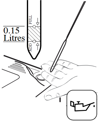 Oliepeil controleren