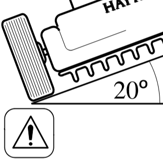 De maaier bedienen - Stap 5 - Hellingen