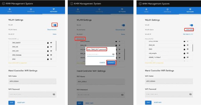 De firmware bijwerken met APP - Stap 3