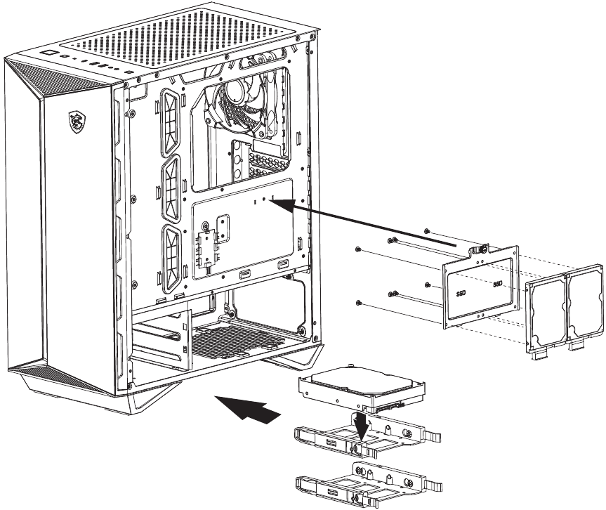 SSD- & HDD-installatie
