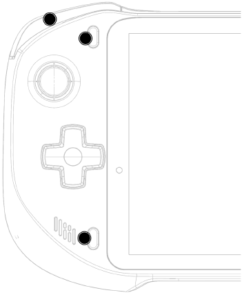 Schakelen tussen de cirkelmodus van de joystick - Stap 1