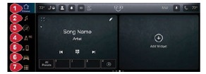 Uconnect 5/5 NAV-scherm