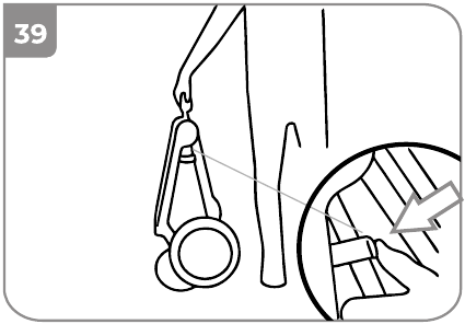 HET FRAME OPVOUWEN - Stap 2