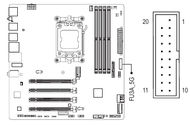 FU3A_5G (USB 3.2 Gen 1-header)