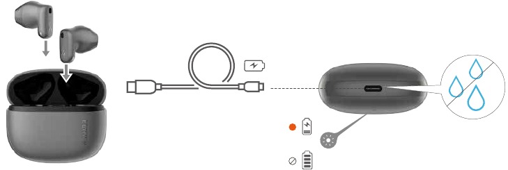Het product opladen
